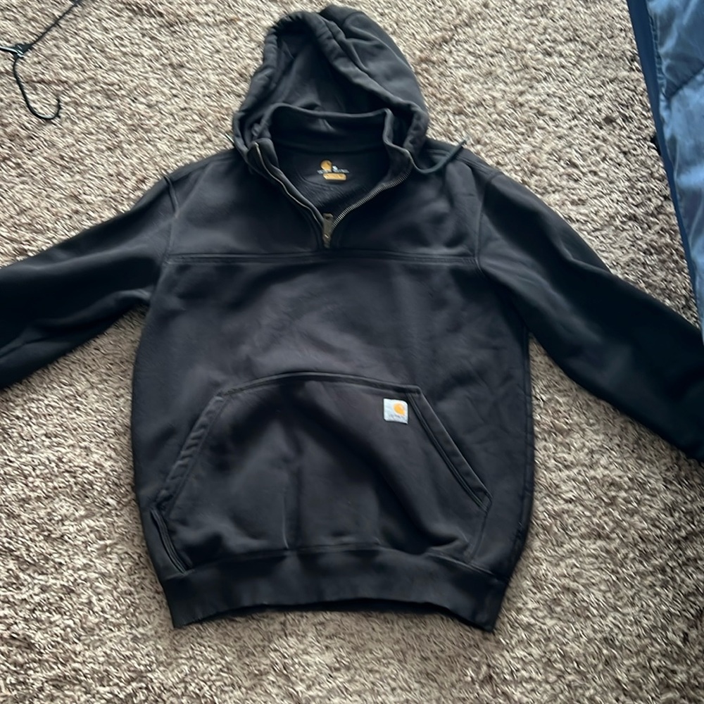 Carhartt 1/4 zip thick hoodie